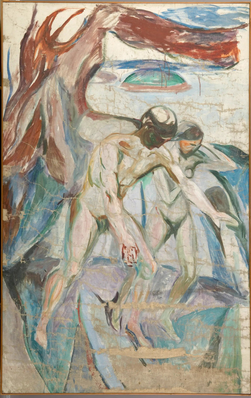 La Tormenta: parte media izquierda - Edvard Munch