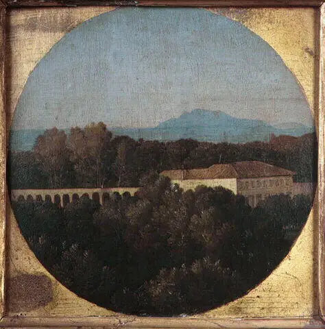 El invernadero de la villa Borghese - Jean-Auguste-Dominique Ingres