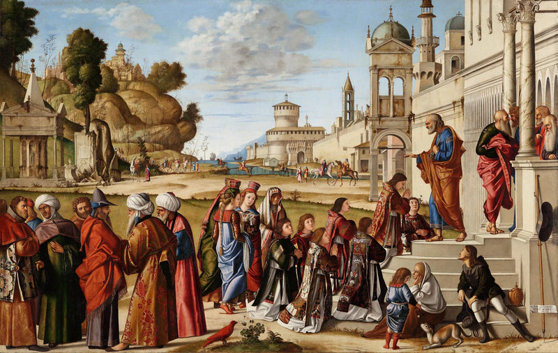 La orden de San Esteban - Vittore Carpaccio