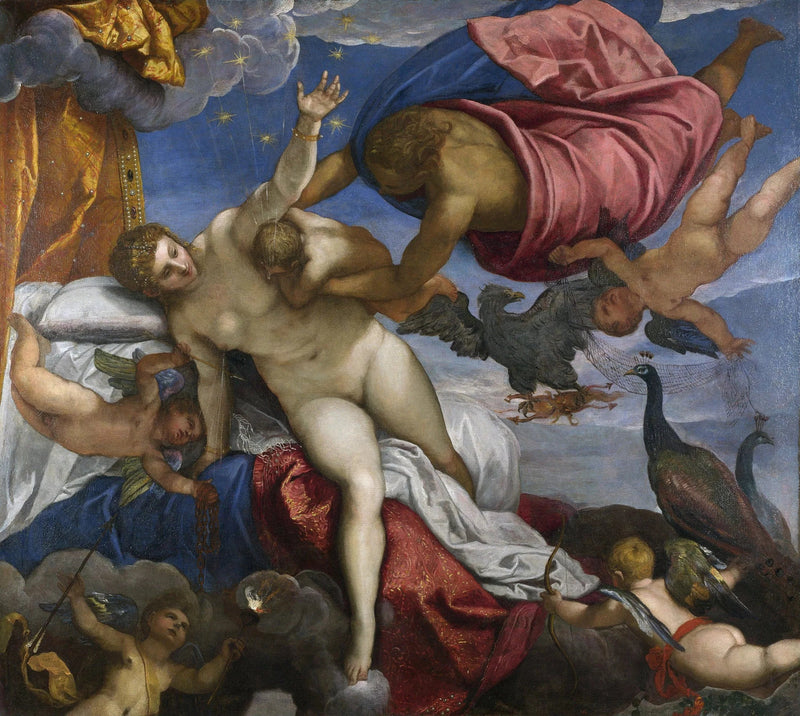 El origen de la Vía Láctea - Jacopo Tintoretto
