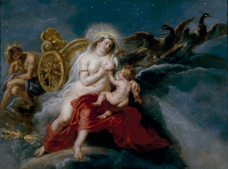 El origen de la Vía Láctea - Peter Paul Rubens