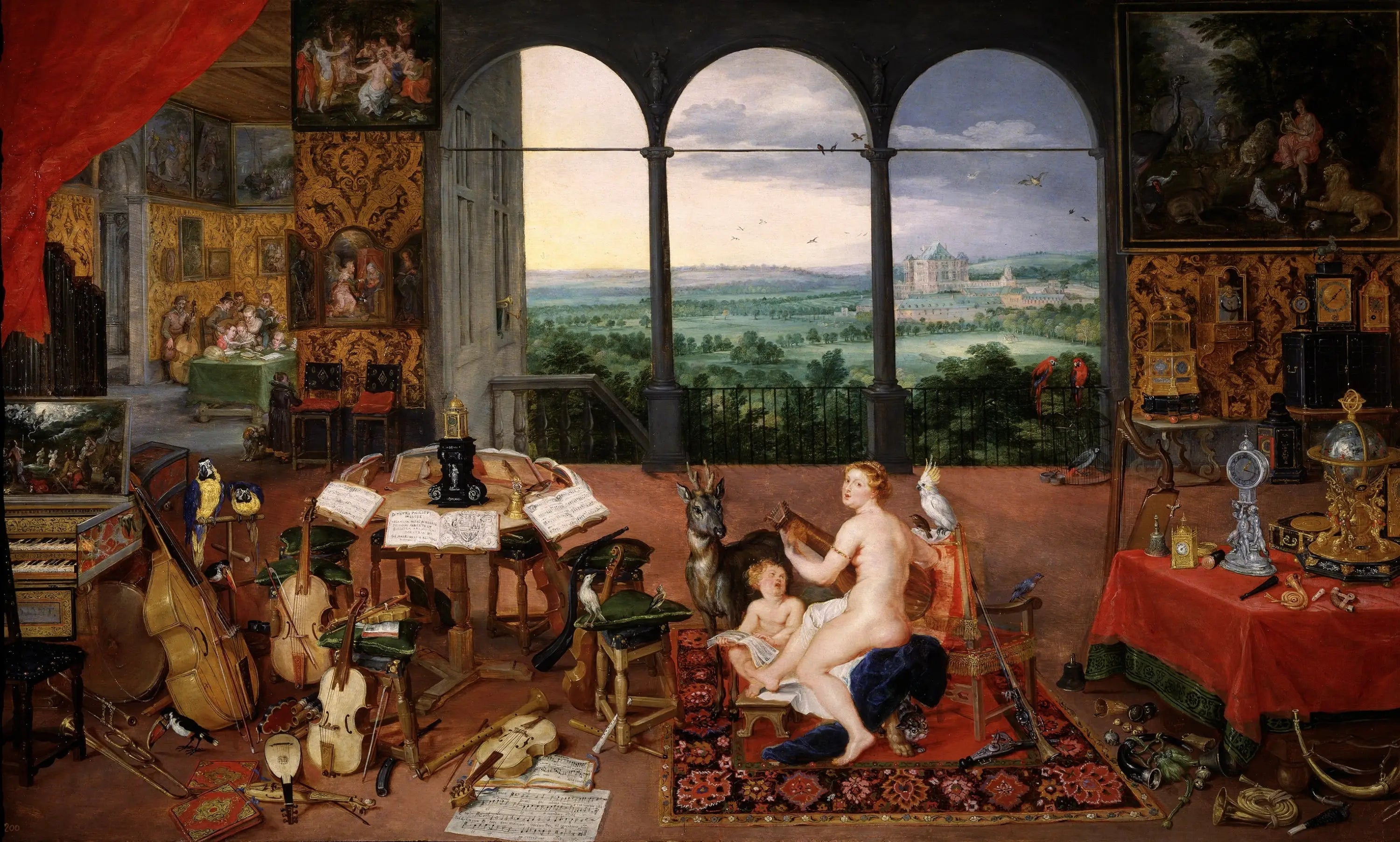 L'Ouïe - Peter Paul Rubens image 1 reproduction artisanale de tableau