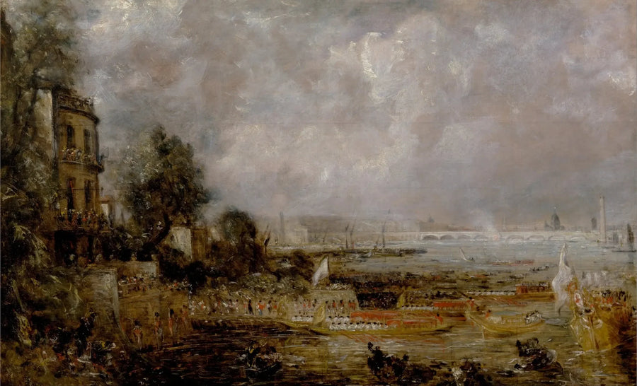 La apertura del puente de Waterloo - John Constable