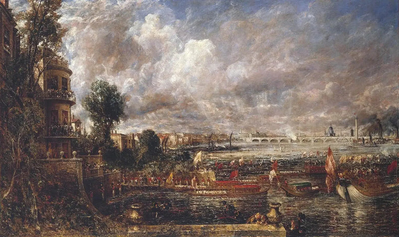 La apertura del puente de Waterloo - John Constable