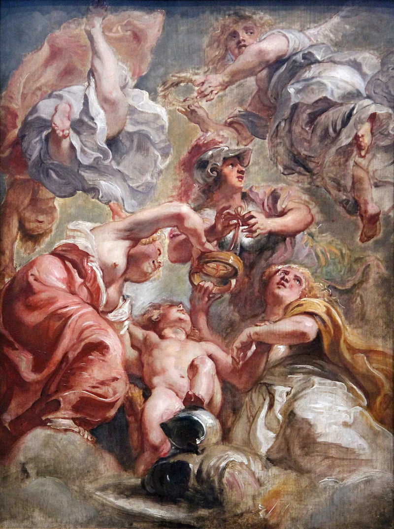La unión de Inglaterra y Escocia - Peter Paul Rubens