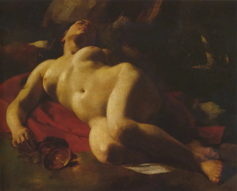 La Bacanta - Gustave Courbet