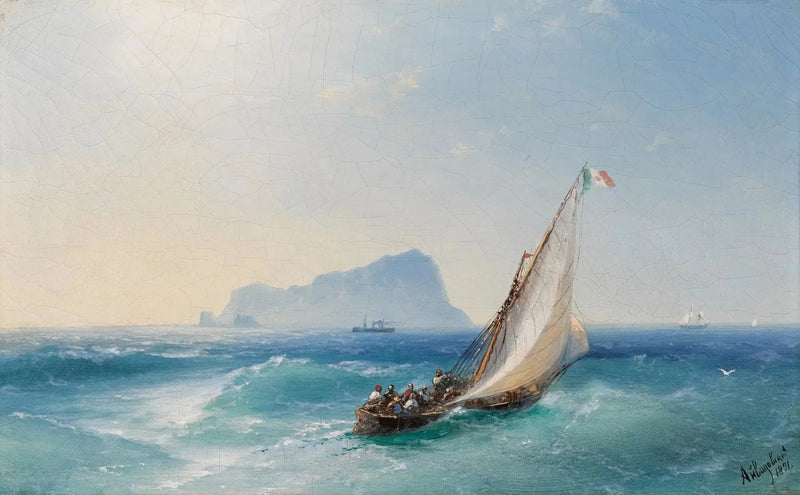 La bahía de Nápoles con Capri - Ivan Aïvazovski