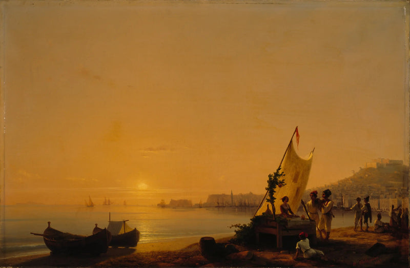 La bahía de Nápoles - Iván Aiévazovski