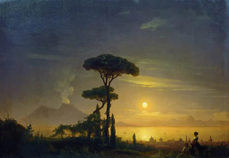 La bahía de Nápoles - Iván Aiévazovski