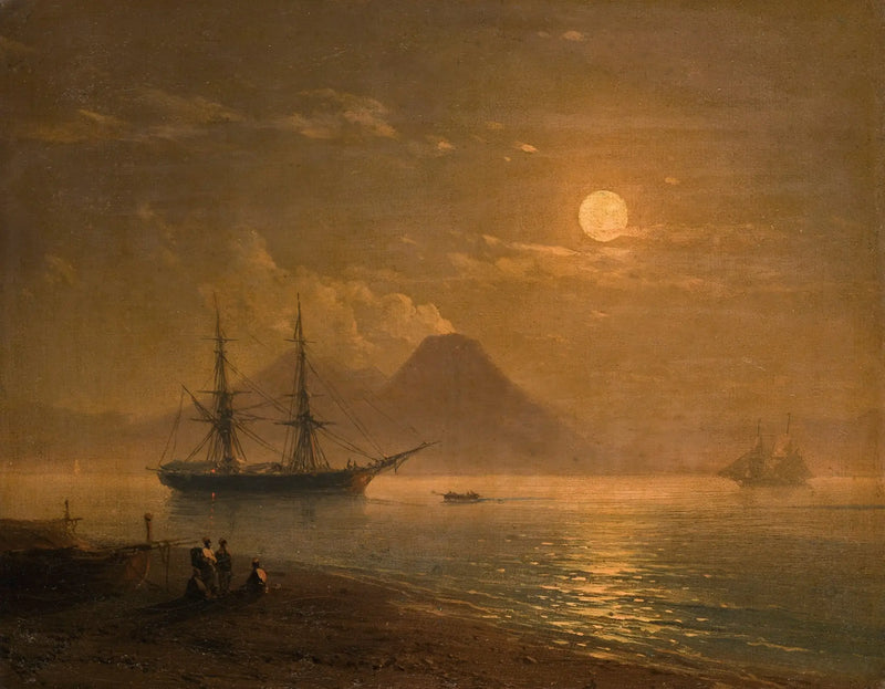 La bahía de Nápoles. - Ivan Aïvazovski