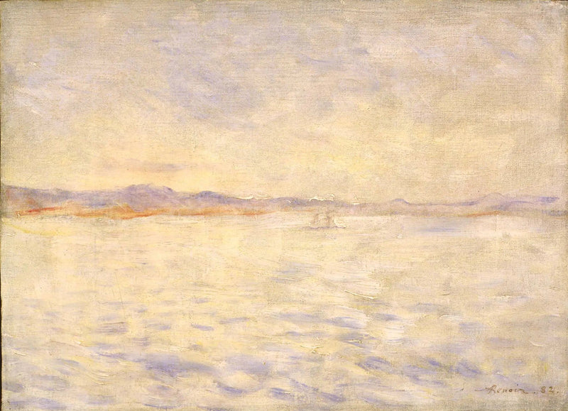 La bahía de Nápoles - Pierre-Auguste Renoir