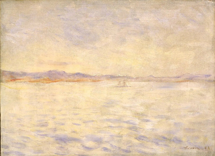 La bahía de Nápoles - Pierre-Auguste Renoir