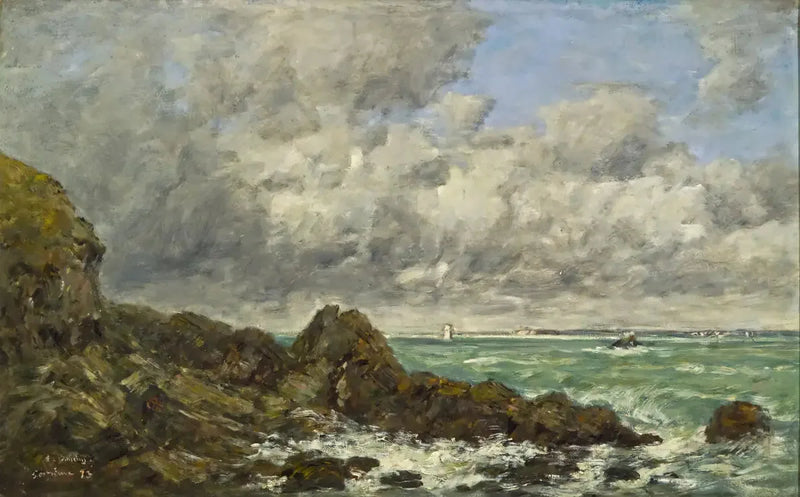 La bahía de Portrieux - Eugène Boudin