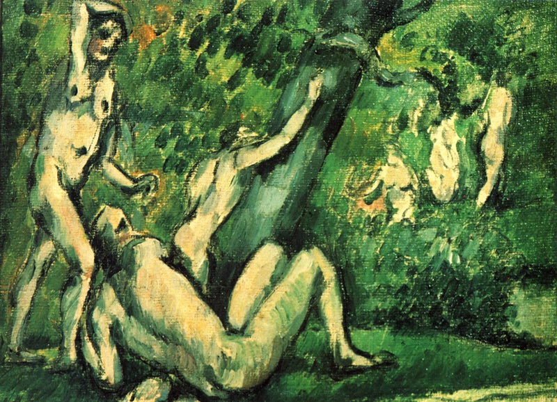 El baño - Paul Cézanne