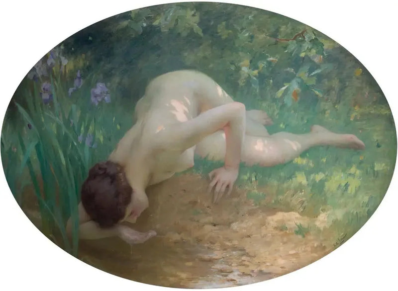 La bañista - Charles Amable Lenoir
