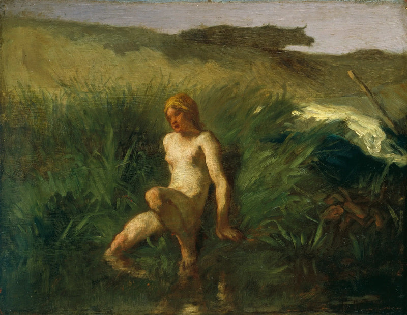 La bañista - Jean-François Millet