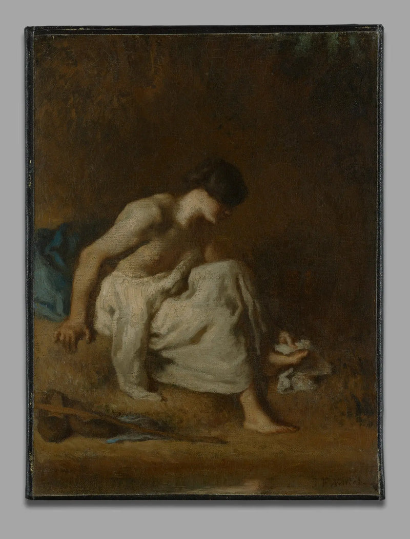 La bañista - Jean-François Millet