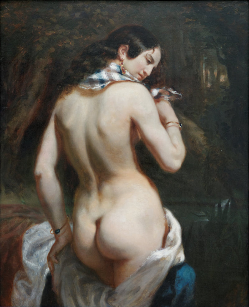 La bañista (vista de espaldas) - Théodore Chassériau
