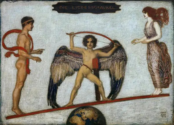 La Balancín del Amor - Franz Von Stuck