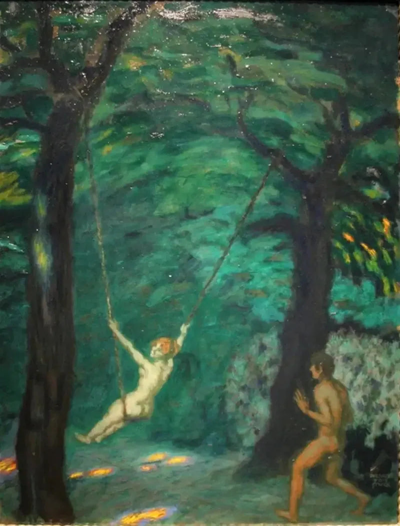 La Balanza - Franz Von Stuck