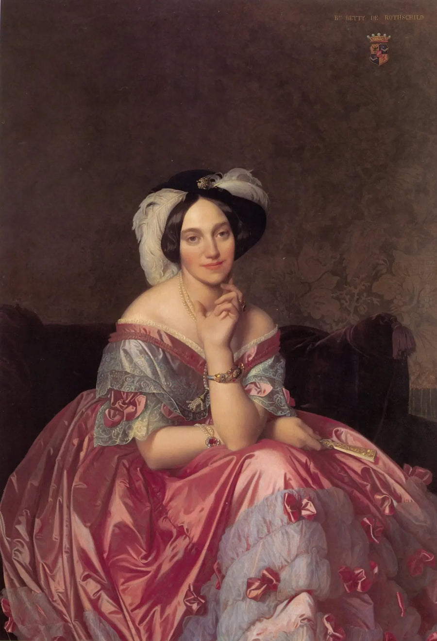 La Baronesa James de Rothschild - Jean-Auguste-Dominique Ingres