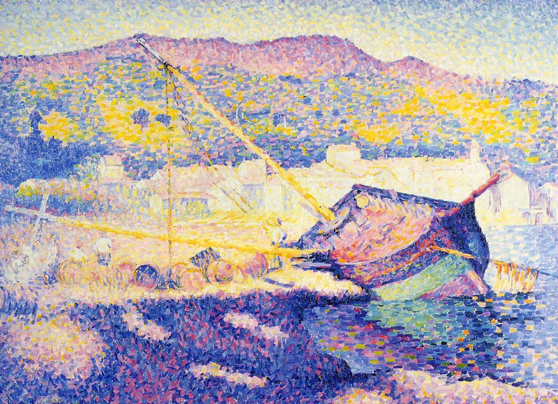 La barca azul - Henri-Edmond Cross