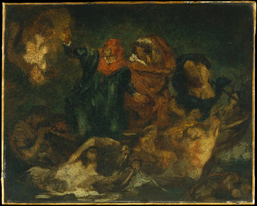 La barca de Dante - Édouard Manet