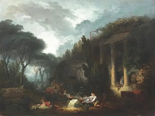 La balanza - Jean-Honoré Fragonard