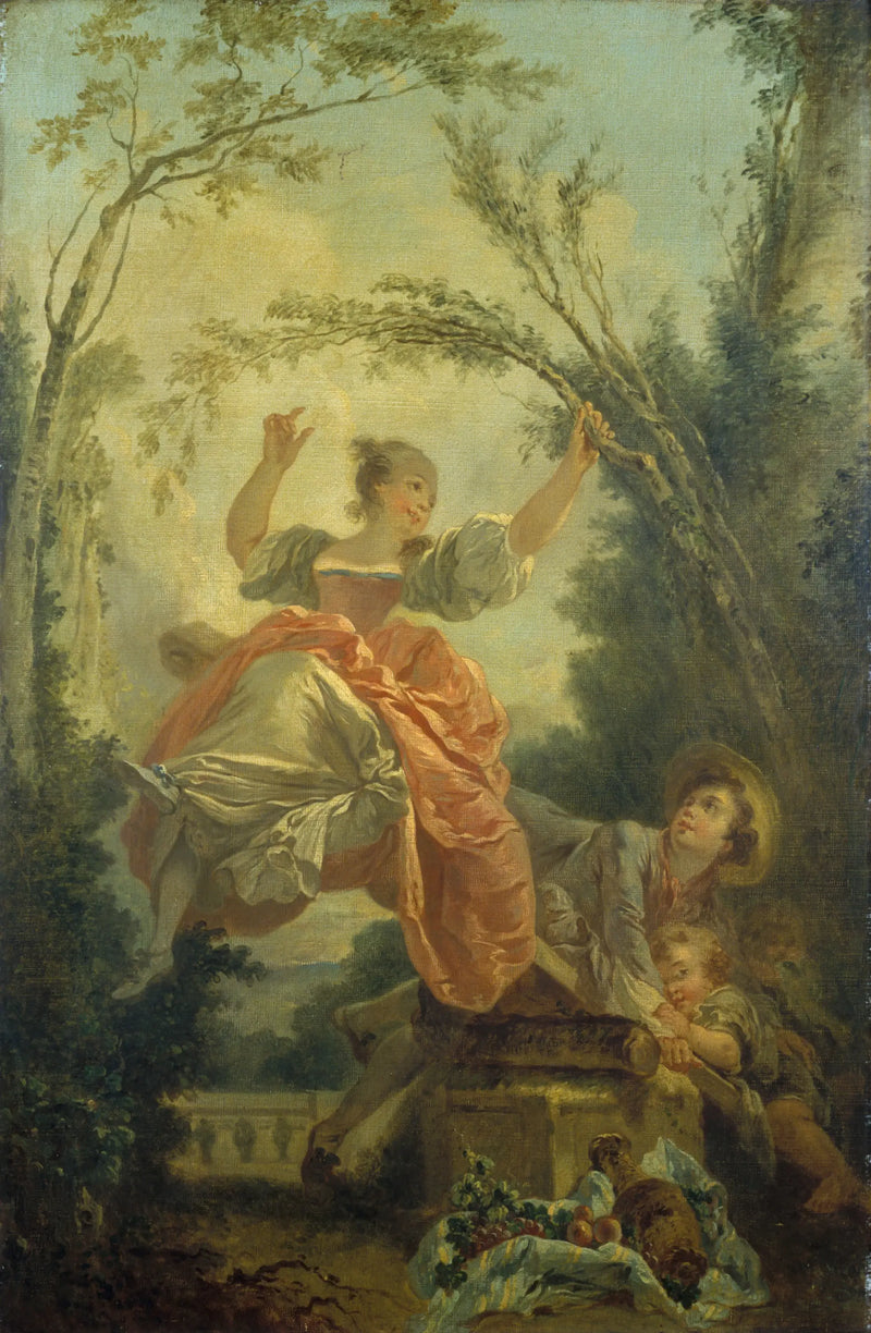 La balanza - Jean-Honoré Fragonard