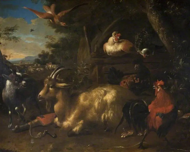 La granja - Melchior de Hondecoeter