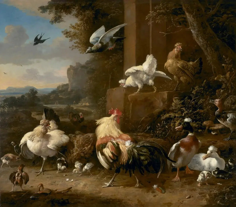 La granja - Melchior de Hondecoeter