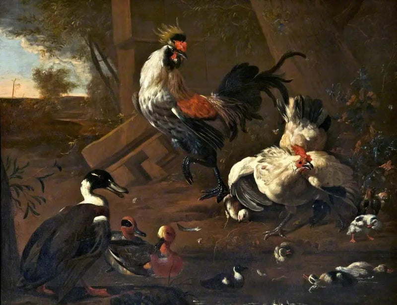 La granja - Melchior de Hondecoeter