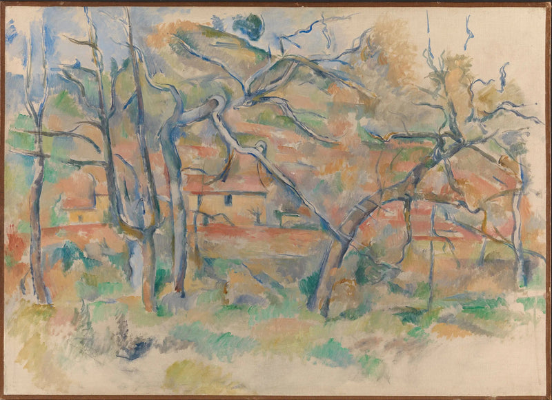 La Bastide La Durane en la llanura de Valcros I - Paul Cézanne