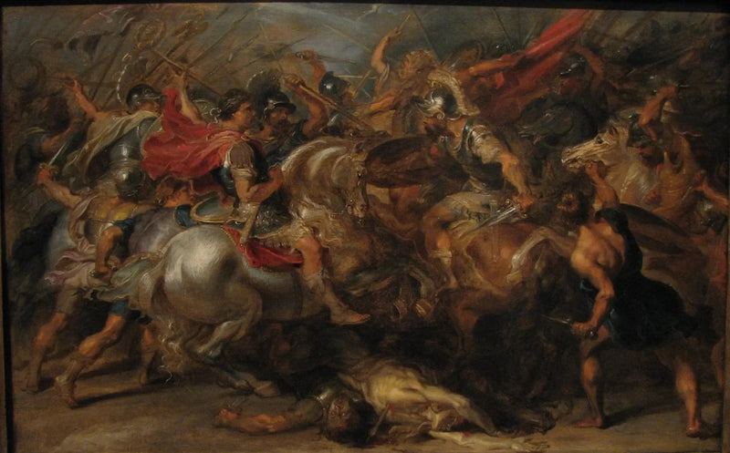 La batalla de Constantino y Licinio - Peter Paul Rubens