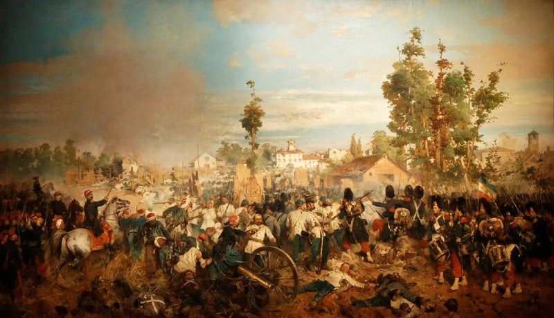La Batalla de Magenta - Gerolamo Induno