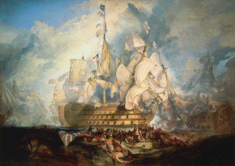 La Batalla de Trafalgar - J. M. W. Turner