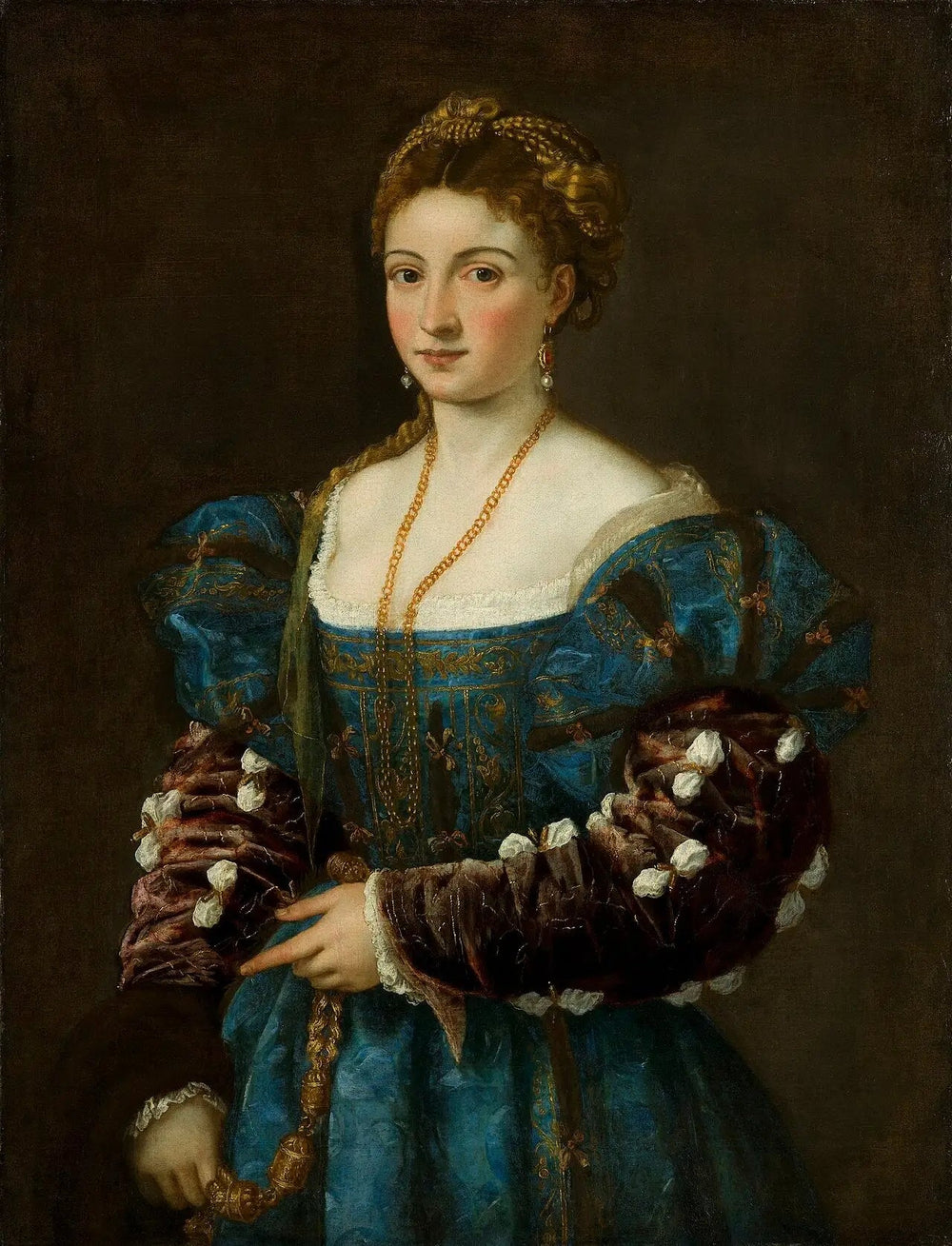 La Bella - Titian image 1 reproduction artisanale de tableau