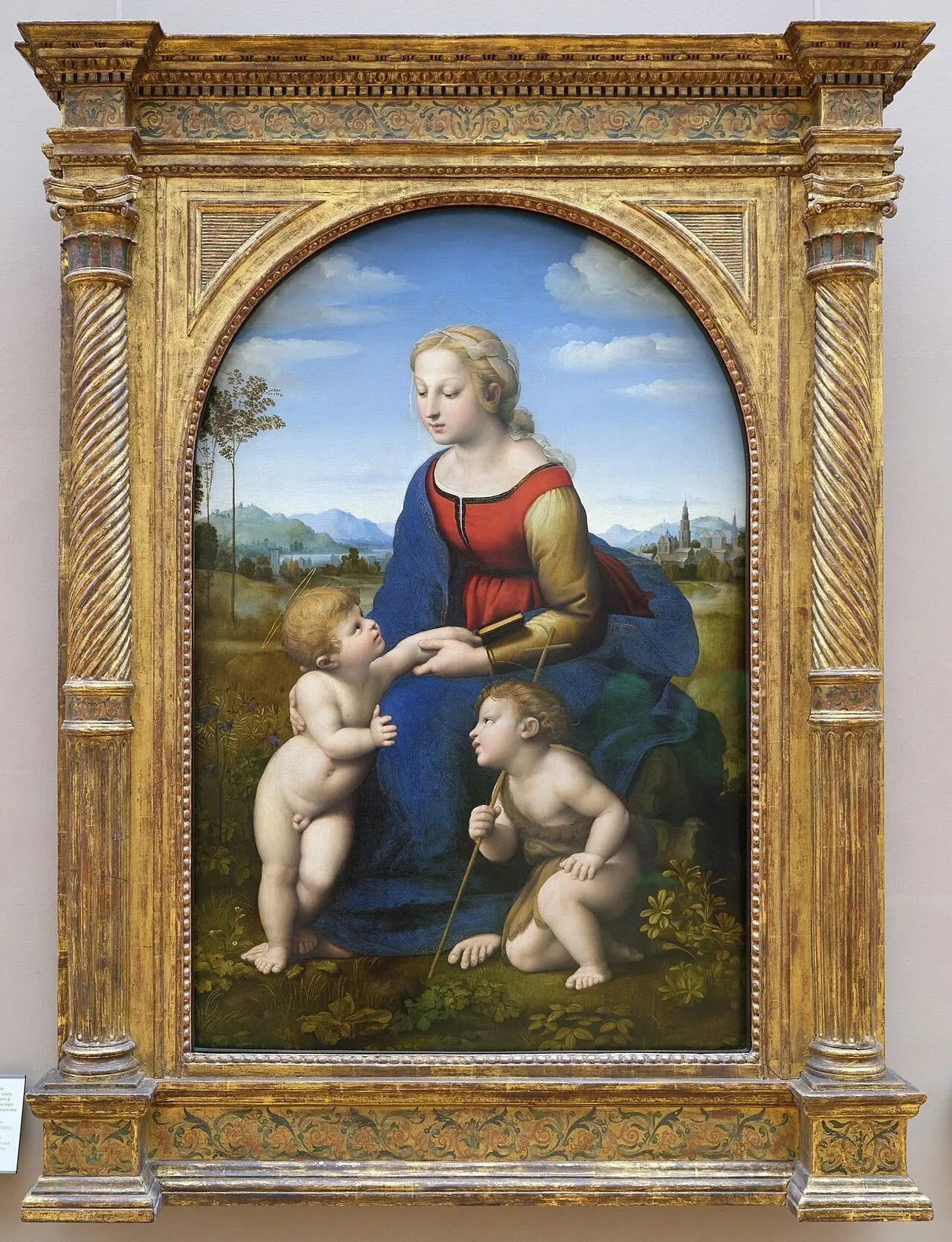 La Belle Jardinière - Raphaël Sanzio image 2 reproduction artisanale de tableau
