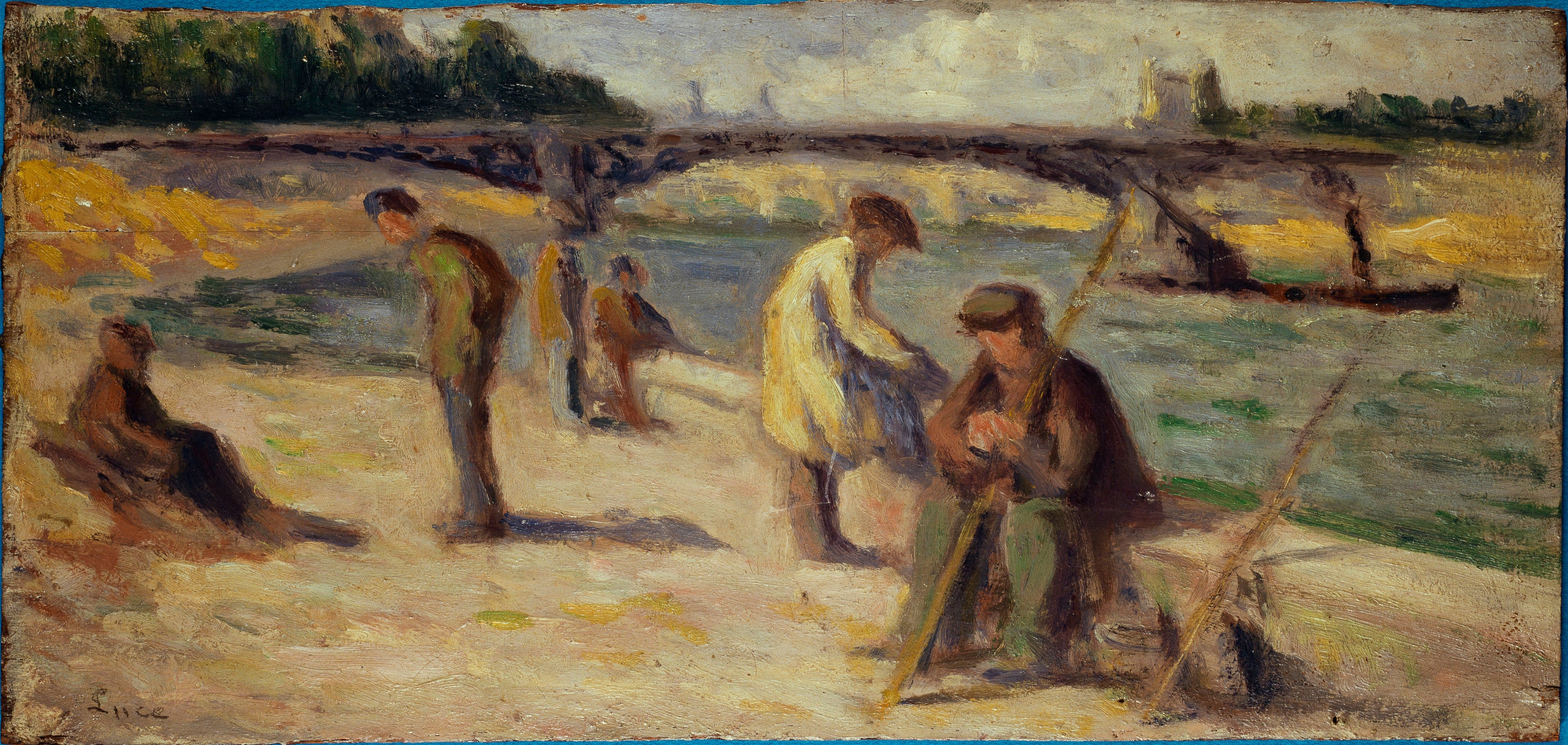 La berge du quai Malaquais - Maximilien Luce - Alpha Reproduction