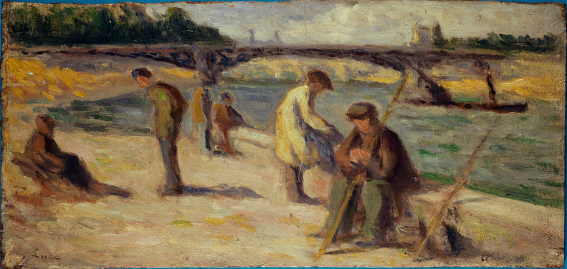 La orilla del muelle Malaquais - Maximilien Luce