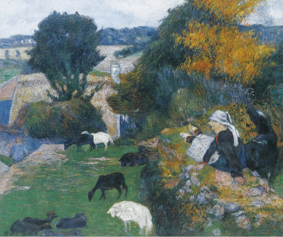 La pastora bretona - Paul Gauguin