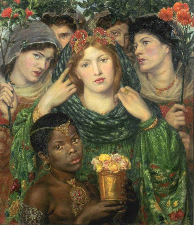 La Bien-Amada o La Novia - Dante Gabriel Rossetti