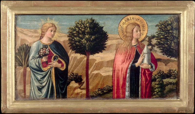 La Bienaventurada Fina de' Ciardi y Santa María Magdalena - Benozzo Gozzoli