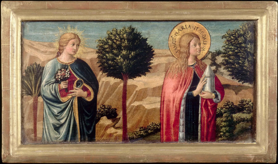 La Bienaventurada Fina de' Ciardi y Santa María Magdalena - Benozzo Gozzoli