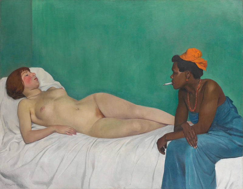 La Blanca y la Negra - Félix Vallotton