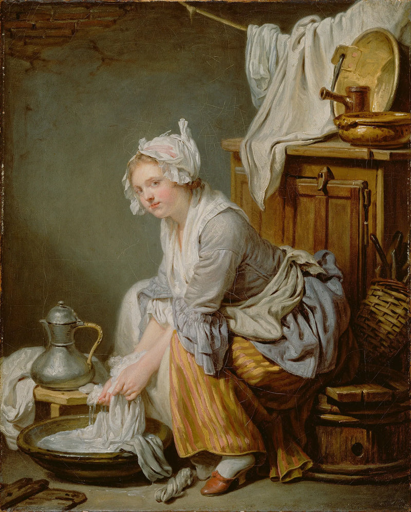 La Lavandera - Jean-Baptiste Greuze