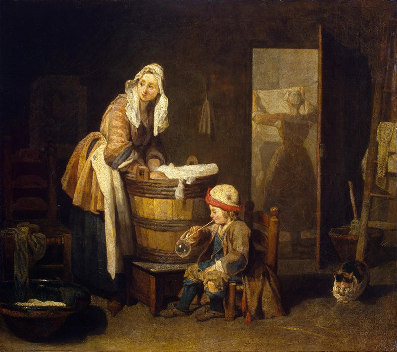 La Lavandera - Jean Simeón Chardin