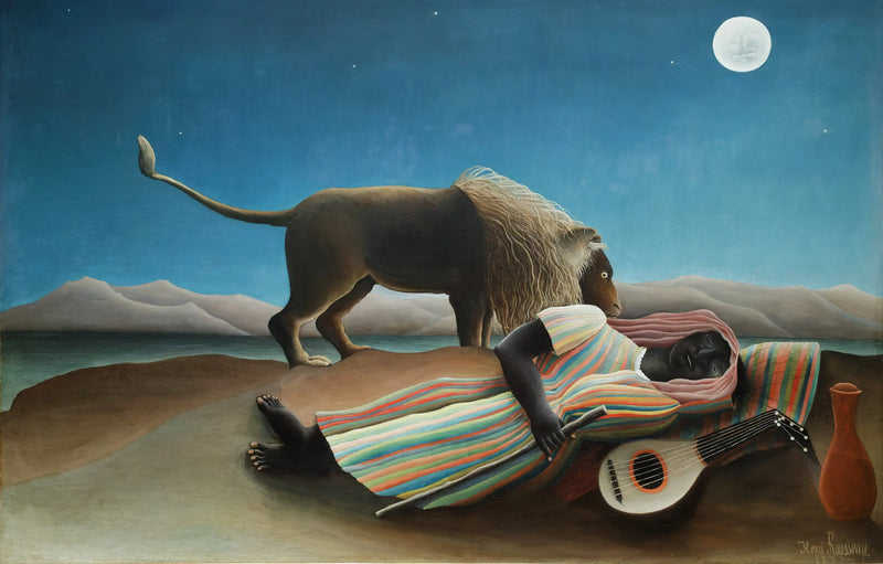 La Bohémienne dormida - Henri Rousseau