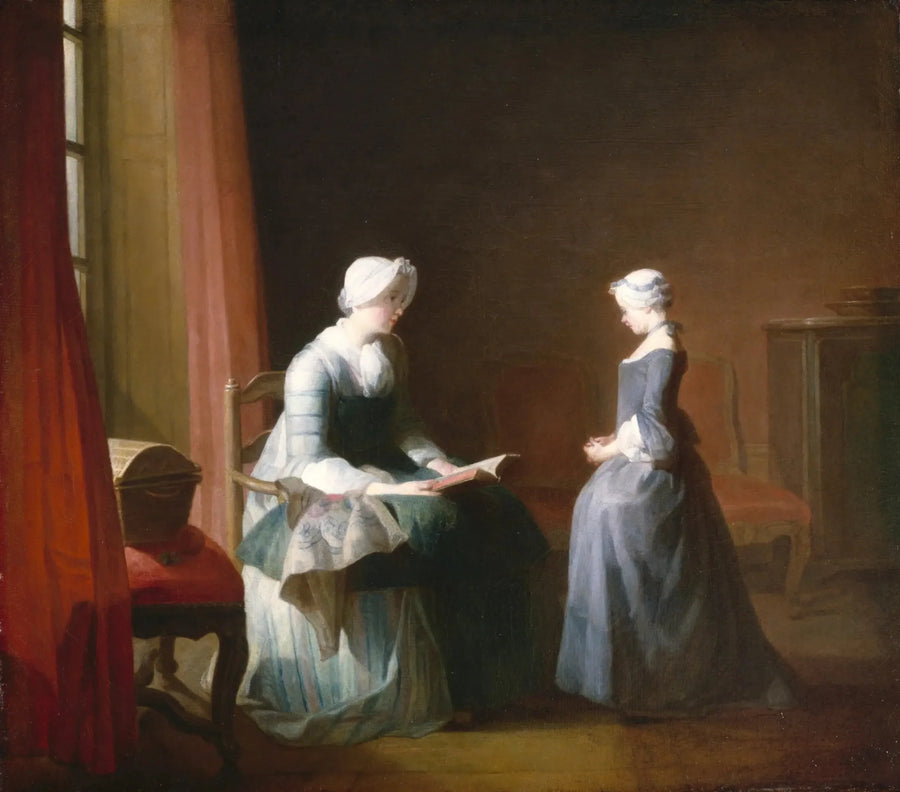 La buena educación - Jean Simeón Chardin