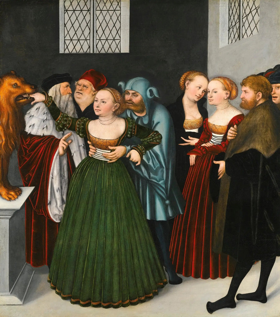 La boca de la verdad - Lucas Cranach el Viejo